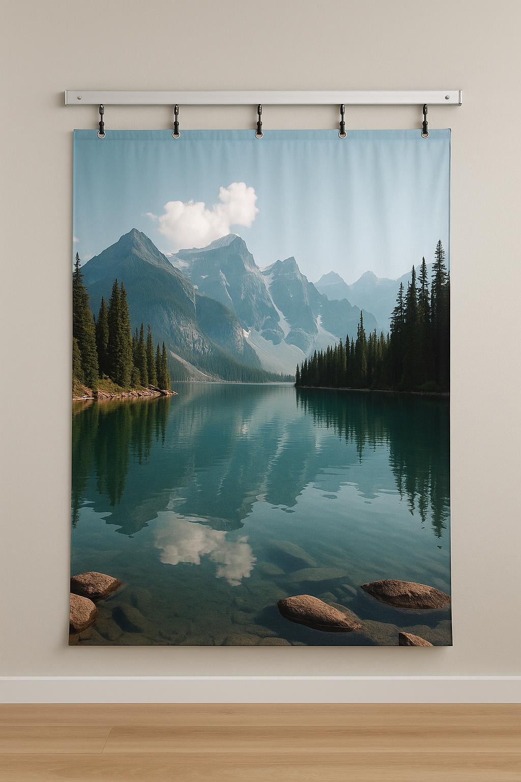 Rails installation murale